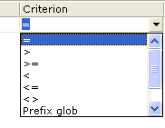 Criterion screenshot