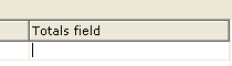 The Totals Field screenshot